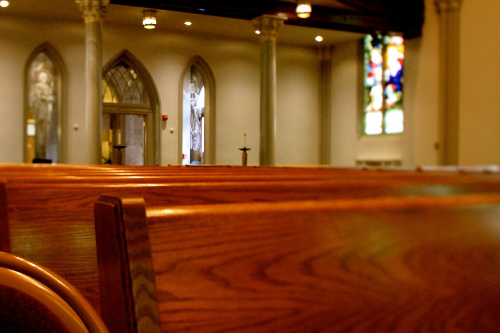 church pews