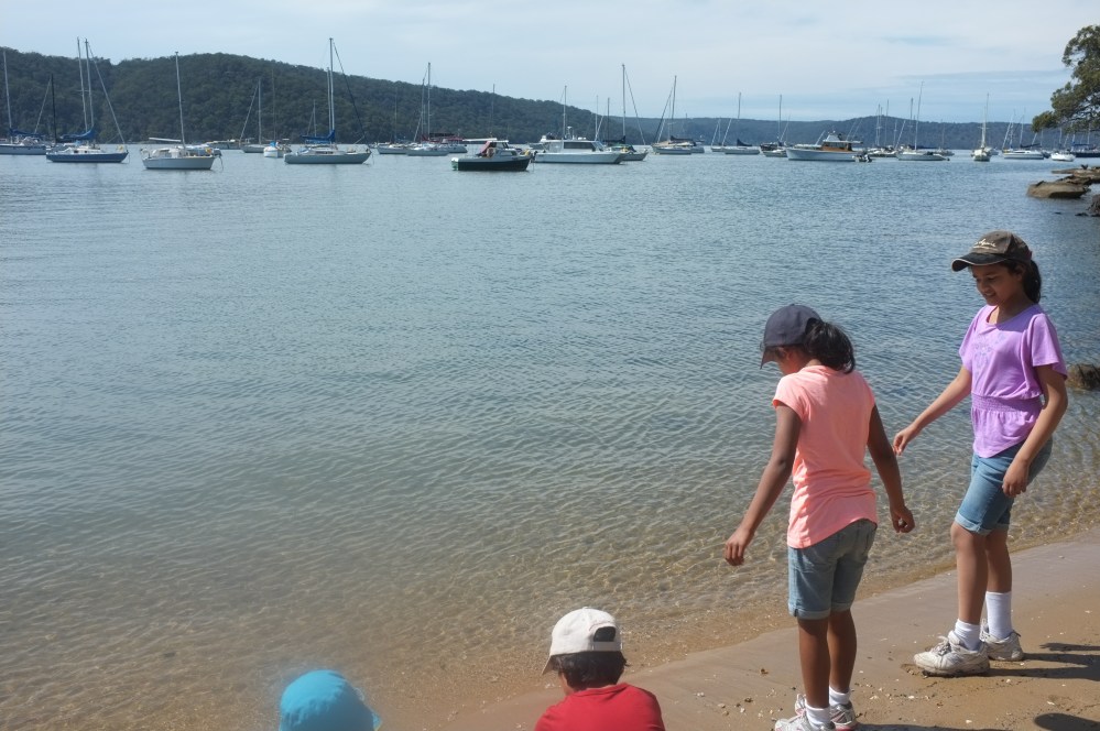 Exploring at the Hawkesbury River today, the last day of our spring school holidays.